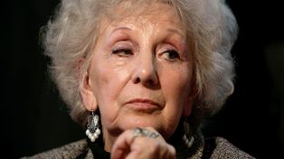 Estela de Carlotto: Tengo miedo que muera gente por estar defendiendo a Cristina
