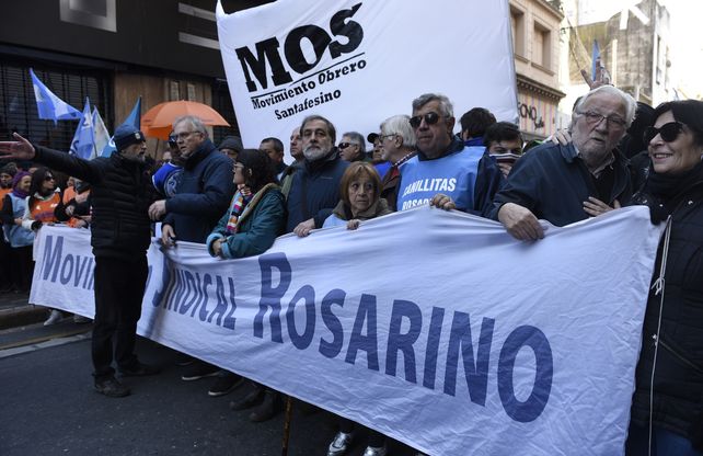Los gremios locales destacaron el acatamiento total que tuvo el paro en Rosario