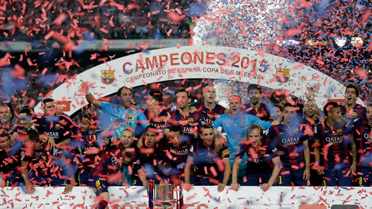 Doblete de Messi para que el Barcelona se quede con la Copa del Rey