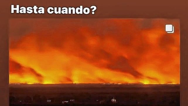 Antonela Roccuzzo y los incendios en las islas: ¿Hasta cuándo?