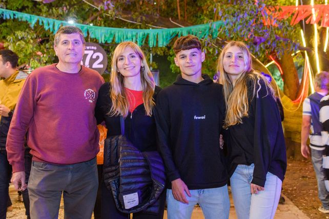 Marcelo Berghella, Jorgelina Velázquez, Santiago Criscenti y Julieta Berghella