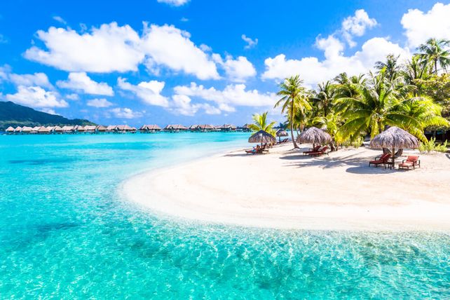 La islas de la Polinesia Francesa son otro de los destinos de mayor lujo en el mundo.
