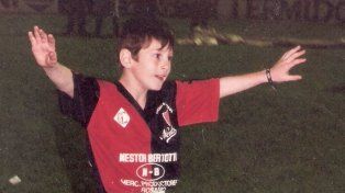 Lionel Messi tuvo un promedio de 1,32 goles por partido en las infantiles de Newells.
