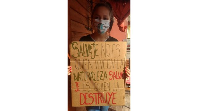 Alumnas de Villa Paranacito piden por la Ley de Humedales