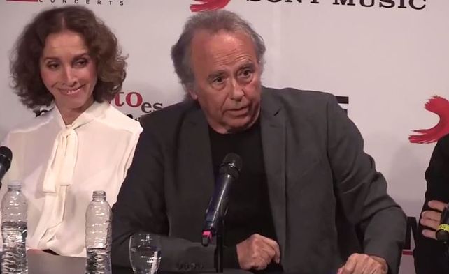 Los que me acusan de fascista desconocen el fascismo, afirmó Serrat en Buenos Aires