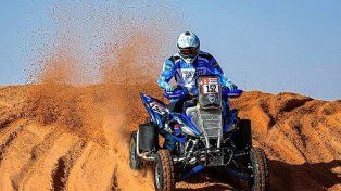 Manuel Andújar pudo defender el liderazgo y está muy cerca de volver a ser campeón del Rally Dakar en cuatriciclos.
