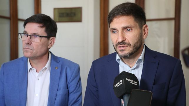 Maximiliano Pullaro y&nbsp; José Goity