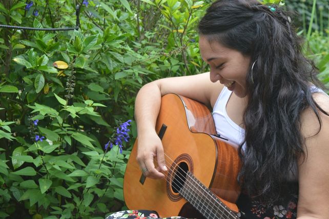 La cantante rosarina Vicky Alancay.