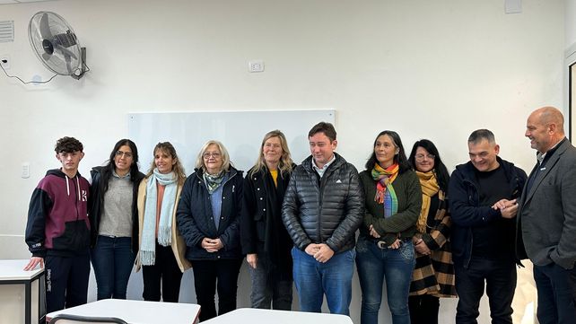 Supervisan obras de repavimentación en ruta 13 y avance del Programa 1.000 Aulas en el departamento San Martín