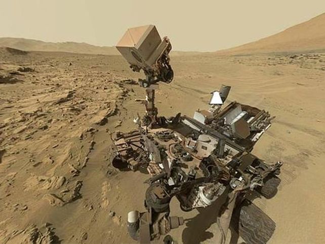 Impresionante «selfie» del Curiosity en Marte en 360º