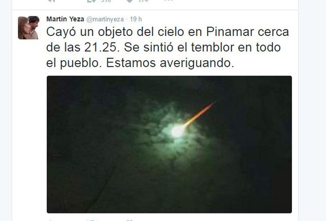 sorpresa. El tuit del intendente de Pinamar