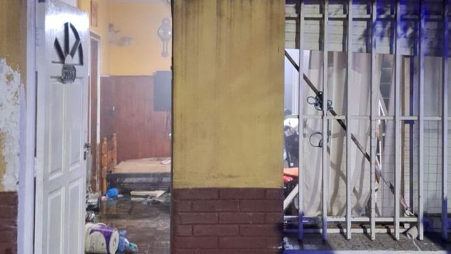 El incendio se produjo en una vivienda ubicada en La República al 2400.&nbsp;