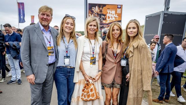Máxima Zorreguieta presenció la carrera de Fórmula 1 en Zandvoort y fue consultada sobre si alienta al piloto argentino Franco Colapinto.