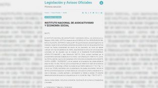 El INAES prohibió a mutual de Paraná a dar préstamos con fondos de asociados.