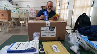 El ausentismo fue el dato de la jornada electoral.