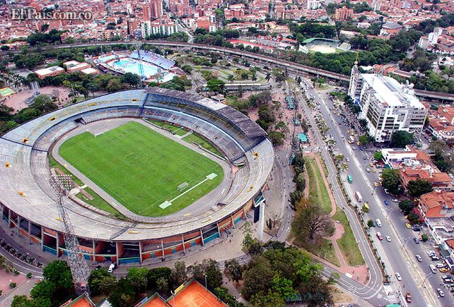 El estadio donde el jueves se enfrentarán Atlético Nacional de Medellín y Rosario Central para definir uno de los semifinalistas de la Copa Libertadores.