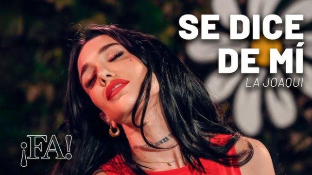 La Joaqui sorprendió con un tango: Se dice de mi
