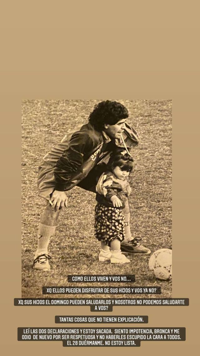 Gianinna descargó su bronca contra los enfermeros que cuidaban a Maradona: ¿Cómo ellos viven y vos no?