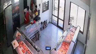 Video de la cámara de seguridad de la carniceria de la zona noroeste