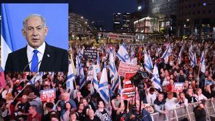 Miles de personas protestaron contra la política oficial de Israel. Pidieron elecciones anticipadas en desacuerdo con el primer ministro Benjamin Netanyahu