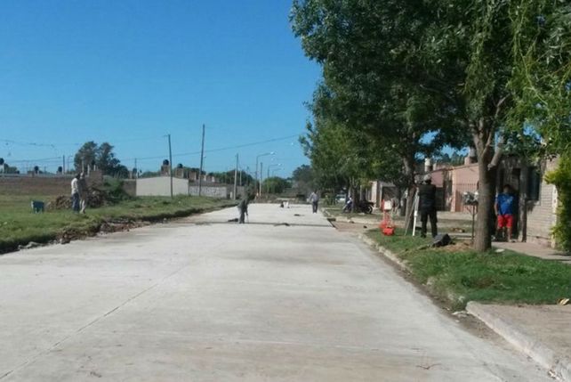 Avanzan las tareas de pavimentación en Punta Norte