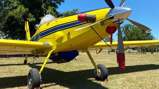El Sistema Nacional de Manejo del Fuego desplegó cuatro aviones para combatir incendios en la Mesopotamia. El hidrante AT 8T quedó en Concordia
