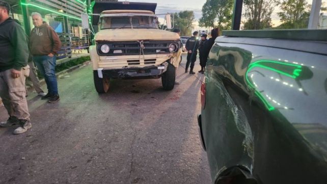 El camión chocó cinco vehículos.&nbsp;