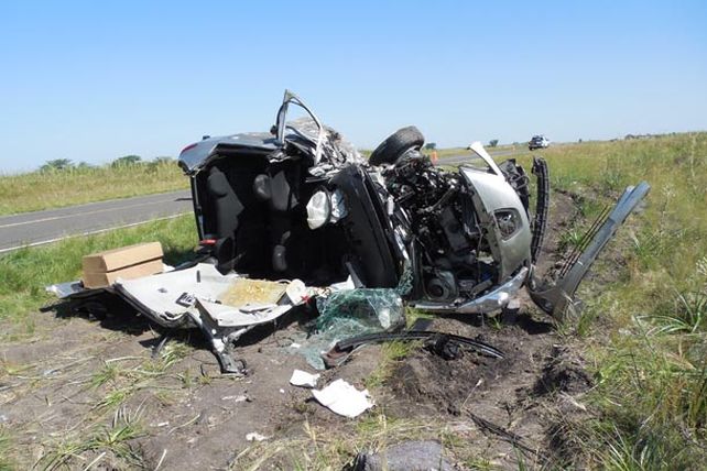 Un muerto en violento accidente en la ruta nacional 12