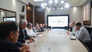 Bahillo se reunió con&nbsp; referentes de Apymel y del Cil.