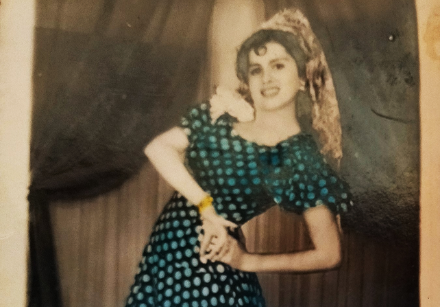 Marujita la Cartujana. Alcira Cassini Moran fue una de las maestras de flamenco rosarinas que aún vive en&nbsp; la ciudad.&nbsp;