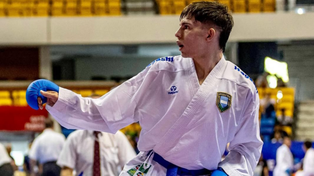 Karate: el rosarino que lo miraba de chico por la tele y casi le saca la medalla de bronce