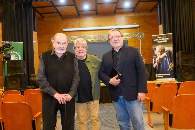 Néstor Zapata, Jorge Cánepa y Quique Llopis.  
