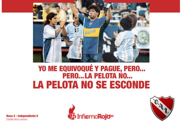 Los afiches del Rojo a Boca