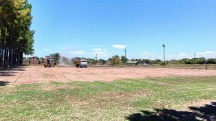 Un sueño que comienza a cumplirse, contar con la cancha de hockey sintético.