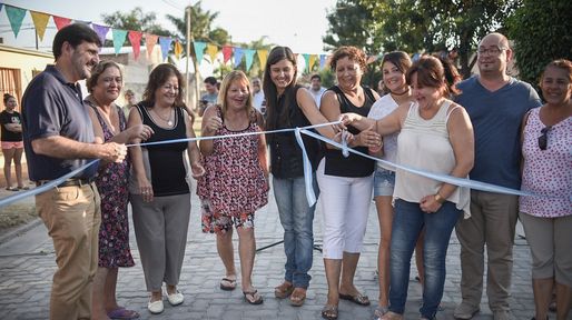 Barrio Belgrano sumó obras de pavimento, iluminación y desagües