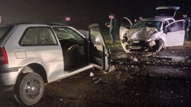 Urdinarrain: chocaron dos autos de frente y murió una mujer