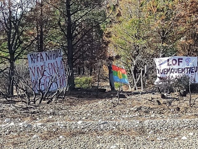 La toma mapuche en Cuesta del Ternero