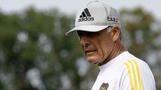Miguel Russo dirigió su primera práctica en el tercer ciclo como DT de Boca.