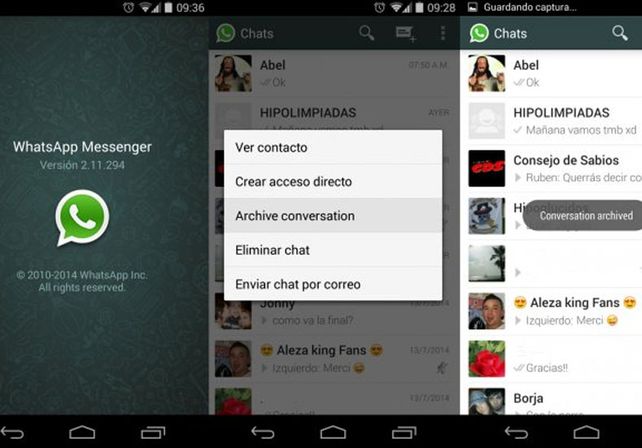 Para piratas: cómo esconder tus conversaciones en WhatsApp