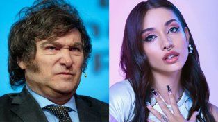 Javier Milei apuntó contra María Becerra