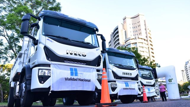 Vialidad Nacional presentó equipos para mantenimiento de rutas en Entre ríos y realizó un balance de gestión.&nbsp;Fotos: UNO/Juan Manuel Hernández