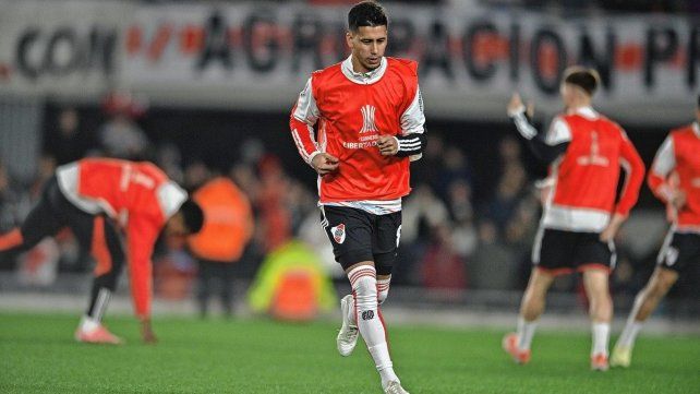 Maximiliano Meza es titular en River.