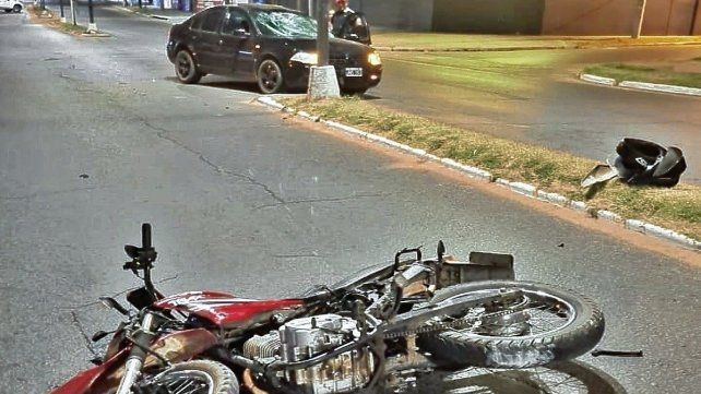 El impacto se dio sobre una de las avenidas de mayor tránsito en Concordia.