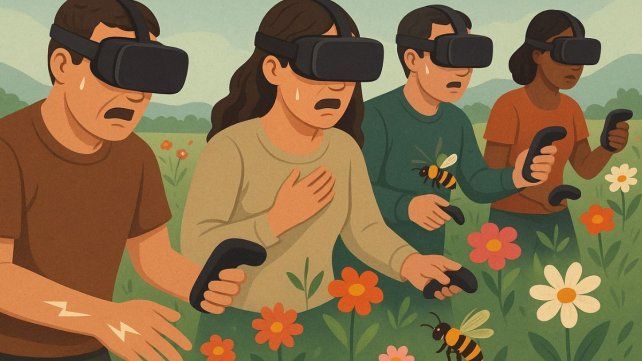 El experimento de los científicos para ver cómo impacta la ansiedad en el cerebro incluyó realidad virtual