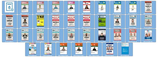 Los precandidatos al Parlasur.