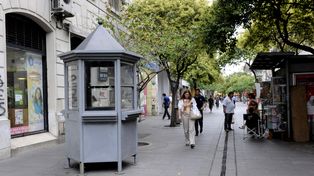 Vuelta al pasado. Los comerciantes del centro piden el regreso de las cabinas hexagonales para dar mayor presencia policial.