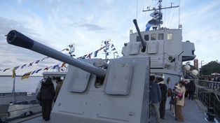 Los buques de la Armada arribaron a Rosario con jornadas de puertas abiertas durante el fin de semana