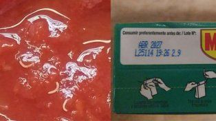 Anmat aclaró que el tomate triturado Marolio no tiene gusanos: eran brotes de semilla y no hay riesgo