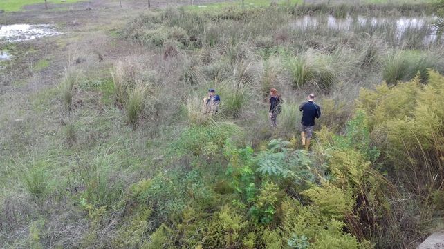 Por tierra, agua y aire buscan a la estudiante desaparecida