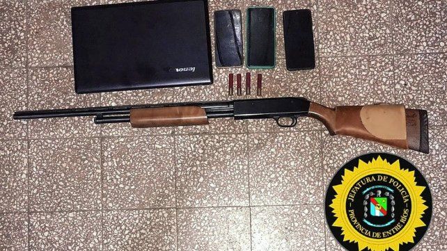 Concordia. Una escopeta calibre 24 fue secuestrada en la vivienda de la mujer.